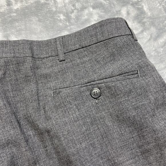 Vintage Tailors Row By Deansgate Worsted Wool Cuffed Pants Men’s Size 38x37 Gray - Picture 8 of 11